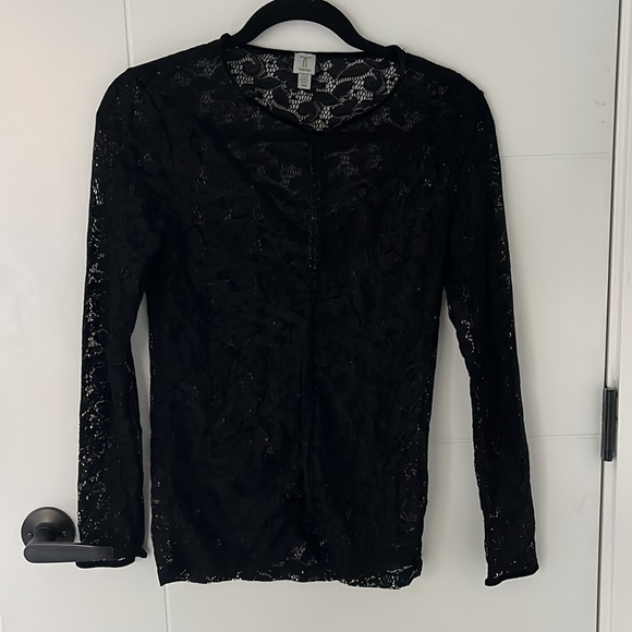 Lace long sleeve top - Picture 2 of 4